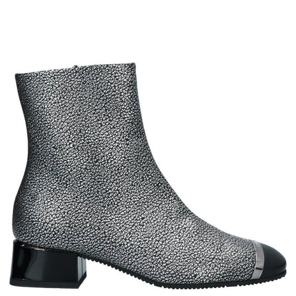 NWT BALDININI Ankle Boots In Silver size 37 Made in Italy - Picture 1 of 9